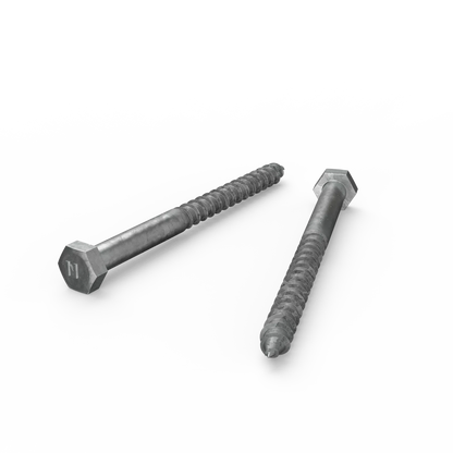ZENITH M10 x 130mm Galvanised Hex Head Coach Screws, Corrosion Resistant