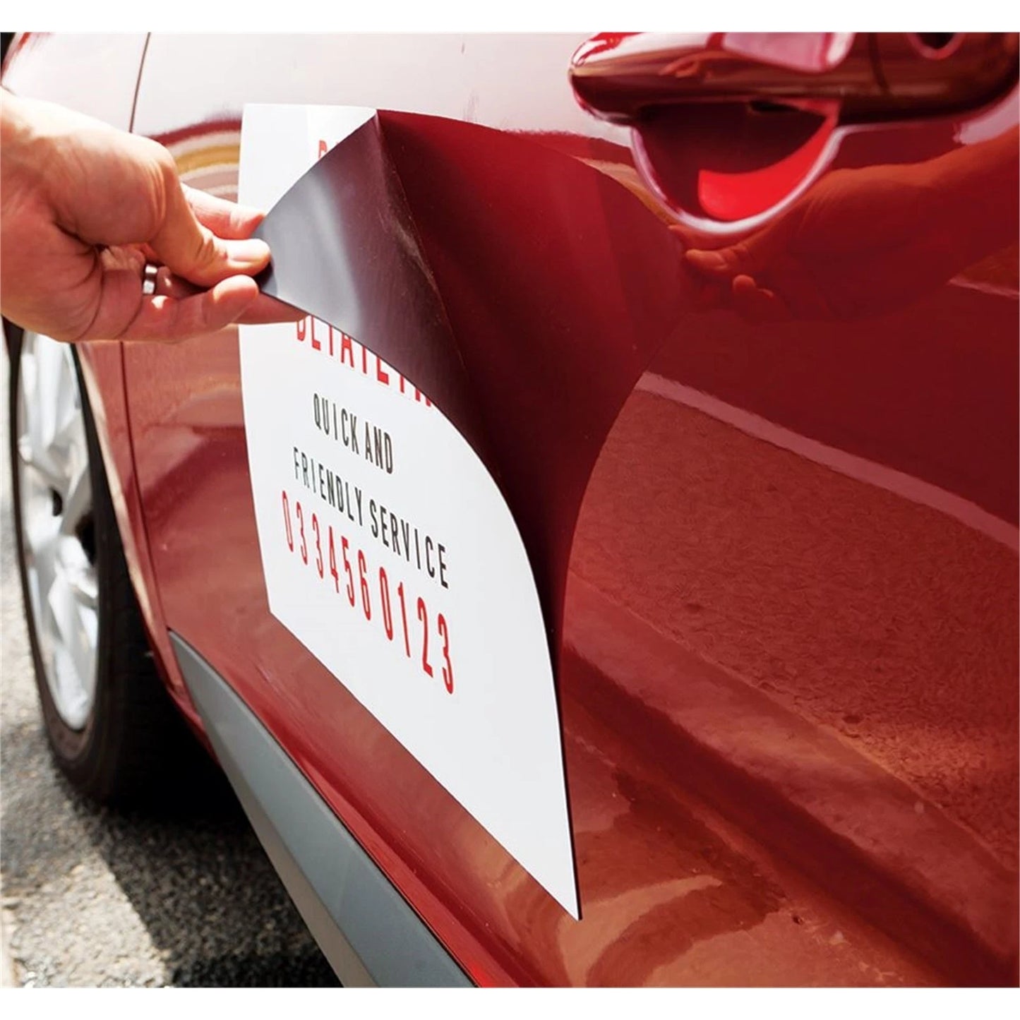 Sandleford Magnetic Sign Kit 300x450mm - Customizable, Easy-to-Use, Durable Magnetic Vinyl