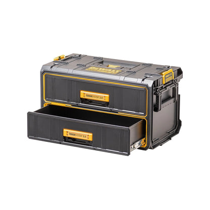 DeWALT TOUGHSYSTEM 2.0 2x Drawer Tool Box with Secure Latches & Side Handles