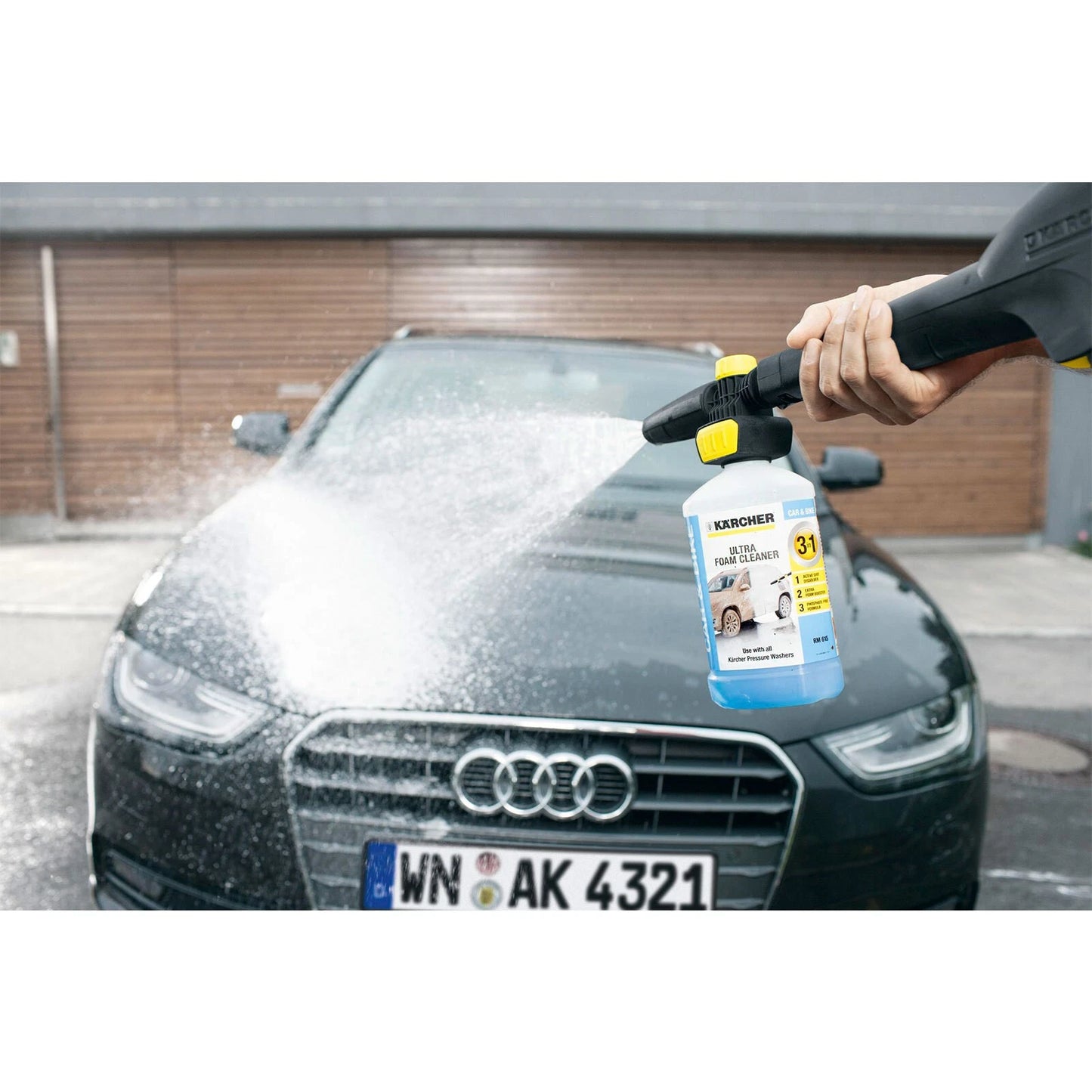Karcher FJ 10 C Foam Nozzle with Ultra Foam Cleaner, Adjustable Detergent & Jet, K2-K7 Compatible