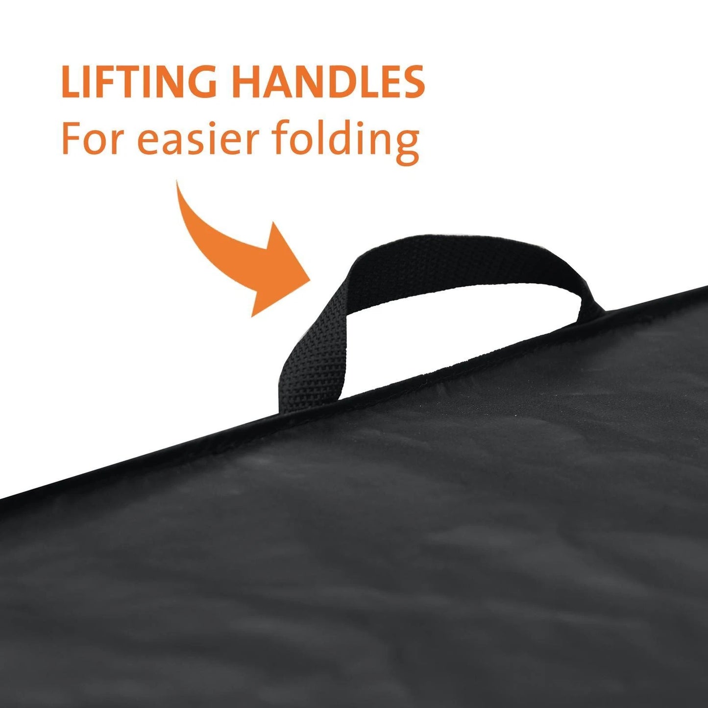 Jumbuck Kettle BBQ Cover, Weather & UV Resistant, 67.5cm Diameter, Black, Easy Handling