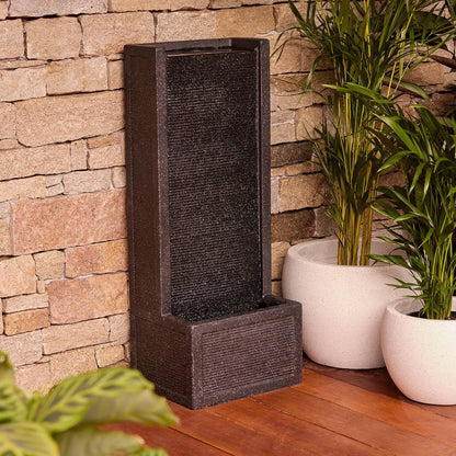 Northcote Veil Water Feature - Elegant Indoor/Outdoor Waterfall, Easy Install, Durable Design