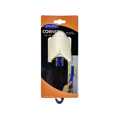 Monarch Corner Pad Applicator, Ergonomic Handle, Nylon Fibre, 40mm Width, Multi-Color Options