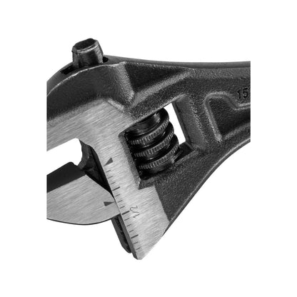 Stanley FatMax 150mm Bi-Material Quick Adjust Wrench with Dual Scales & Comfort Grip