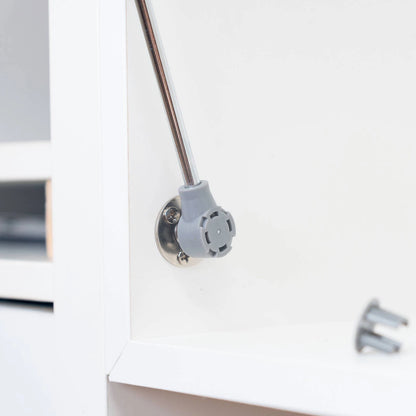 Taskmaster Pneumatic Furniture Stay 298mm 100N, Easy Install, Grey, 2 Pack