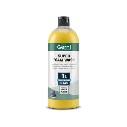 Gerni 1L Super Foam Wash - Carnauba Formula, High-Shine, Compatible with Gerni Washers