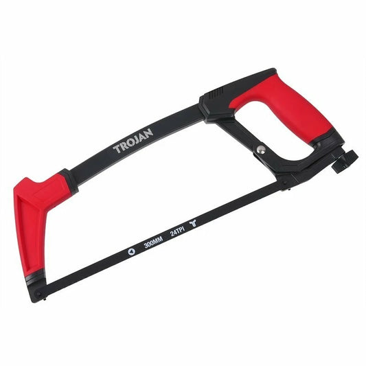 Trojan 300mm Heavy Duty Hacksaw - Lightweight, Adjustable Tension, Lifetime Warranty
