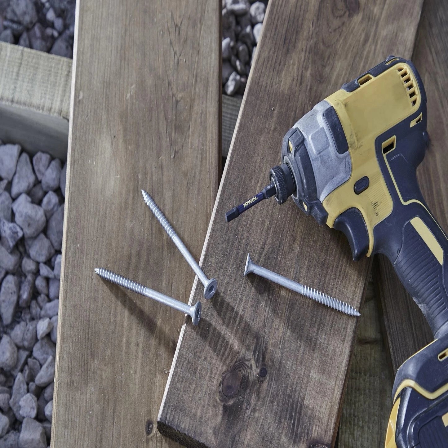 IRWIN 57mm Impact Pro Hex Bits 5 Pack - Full Fitment, Magnetised Tips, Optimized Flex Zone