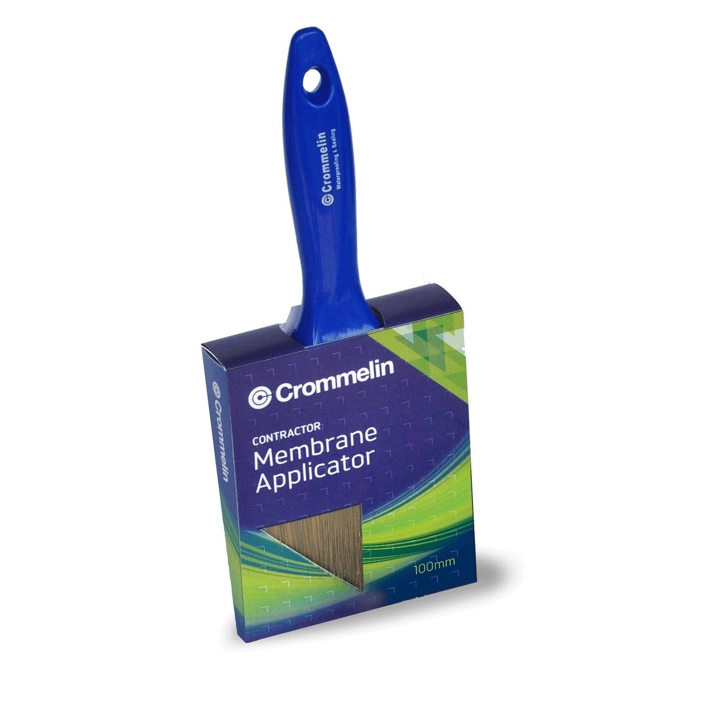 Crommelin 100mm Membrane Applicator Brush - Durable Synthetic Filament for Waterproofing