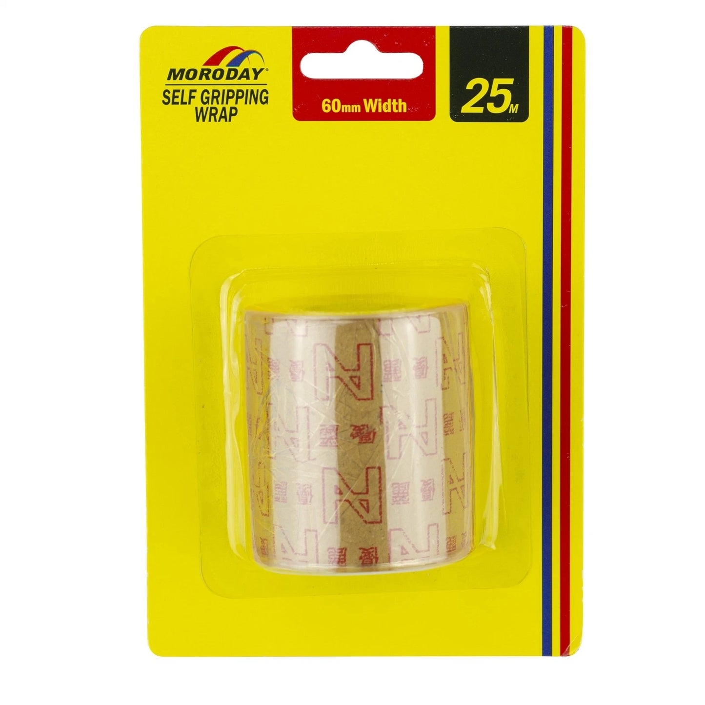 Moroday Clear Self Gripping Wrap 60mm x 25m Non-Adhesive for Bundling & Organizing