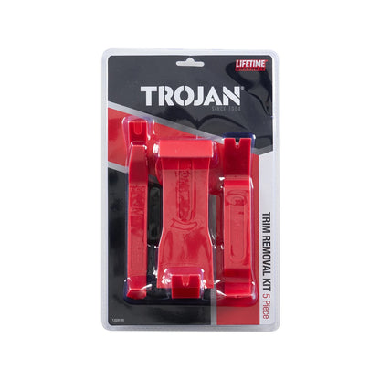 Trojan 5 Piece Trim Removal Kit - Nylon Body, Versatile Tools, Universal Compatibility, Lifetime Warranty