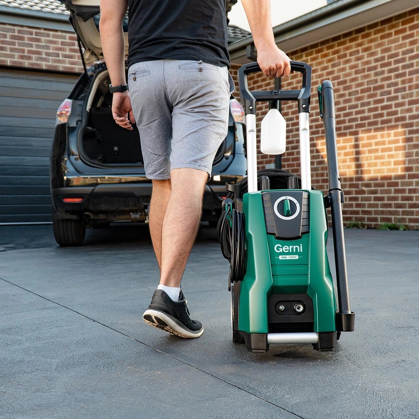 Gerni G4 Spray Handle with 360° Swivel, Ergonomic Design, G-Connect System, 2175 psi Compatible