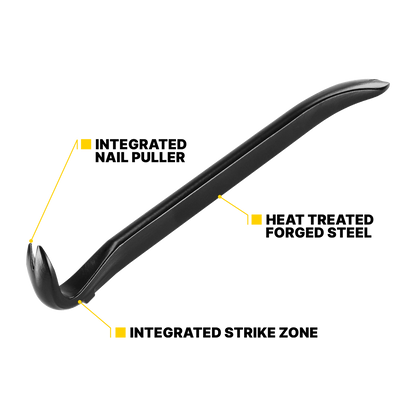 Kango Nail Puller 305mm - Heat Treated Steel, Double-Ended Claw, StrikeZone™ Design