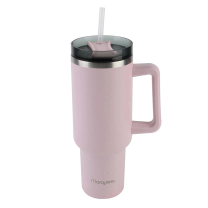 Marquee Pink 1.2L Tumbler with Handle, Spill Proof Lid, Double Wall Insulation