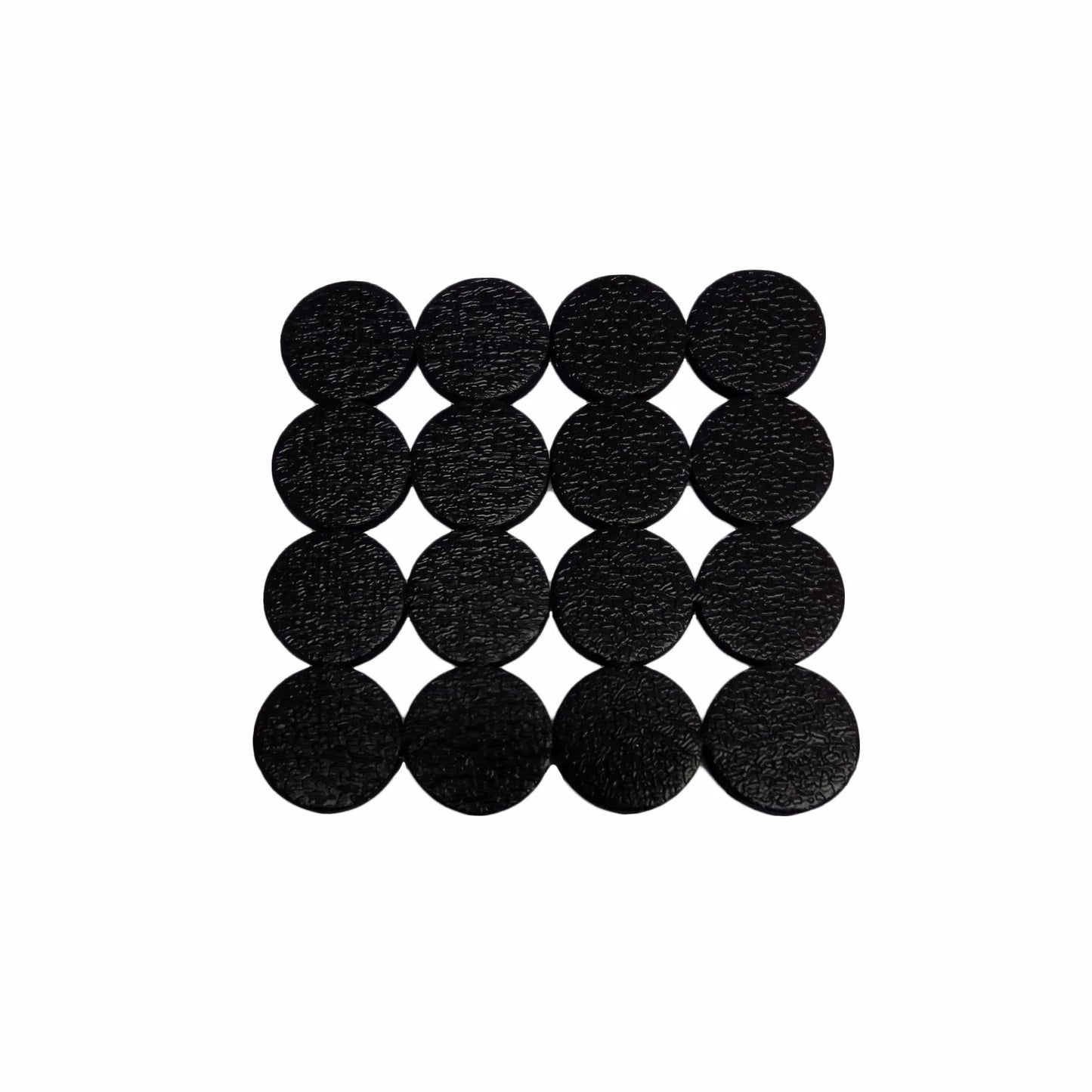 Surface Gard 25mm Anti Skid Pads, Self-Adhesive, 16 Pack, Black, EVA Material
