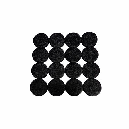 Surface Gard 25mm Anti Skid Pads, Self-Adhesive, 16 Pack, Black, EVA Material