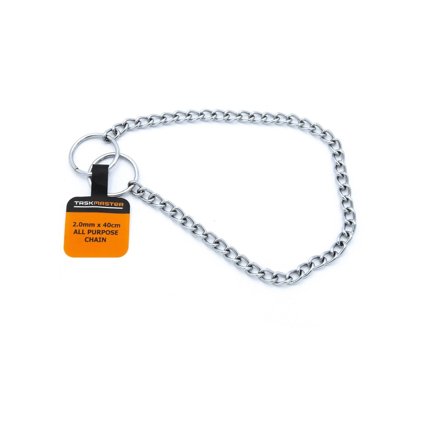 Taskmaster 2mm x 40cm Adjustable All Purpose Chain for Small & Medium Dogs