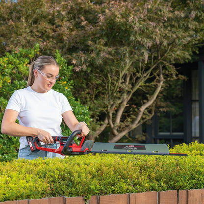 Ozito 18V Brushless Hedge Trimmer 610mm, Dual-Speed, Anti-Blocking Blades, Skin Only