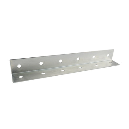 Carinya Galvanised Reinforcing Angle Bracket 50x50x390mm Durable Steel Indoor/Outdoor Use