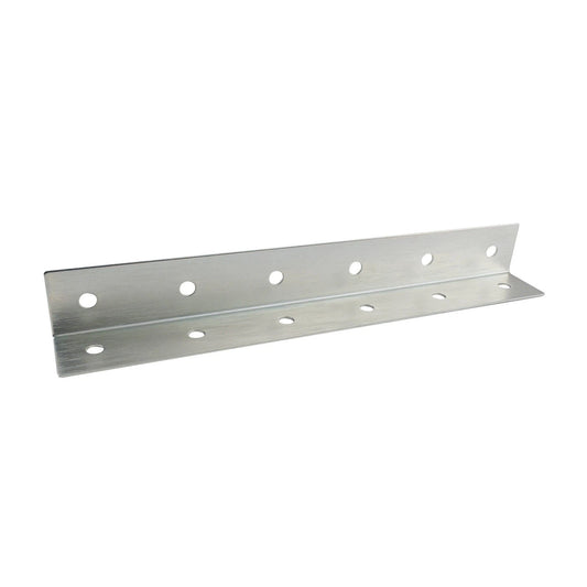 Carinya Galvanised Reinforcing Angle Bracket 50x50x390mm Durable Steel Indoor/Outdoor Use