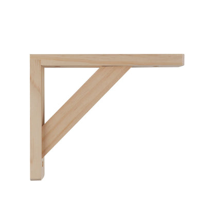 Carinya Raw Pine Stayed Bracket 210x170mm, DIY, Durable, 30kg Capacity