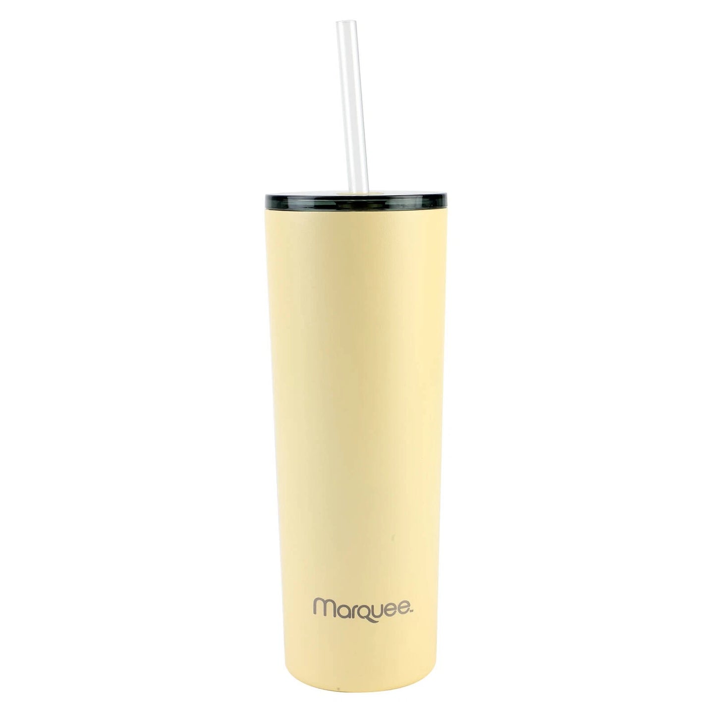 Marquee Yellow 890ml Slim Tumbler with Straw, Insulated, Spill-Resistant, BPA-Free