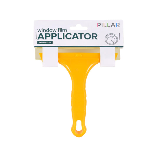 Pillar Squeegee Window Film Applicator - Ergonomic Handle, Extra Wide Blade, Soft Polypropylene