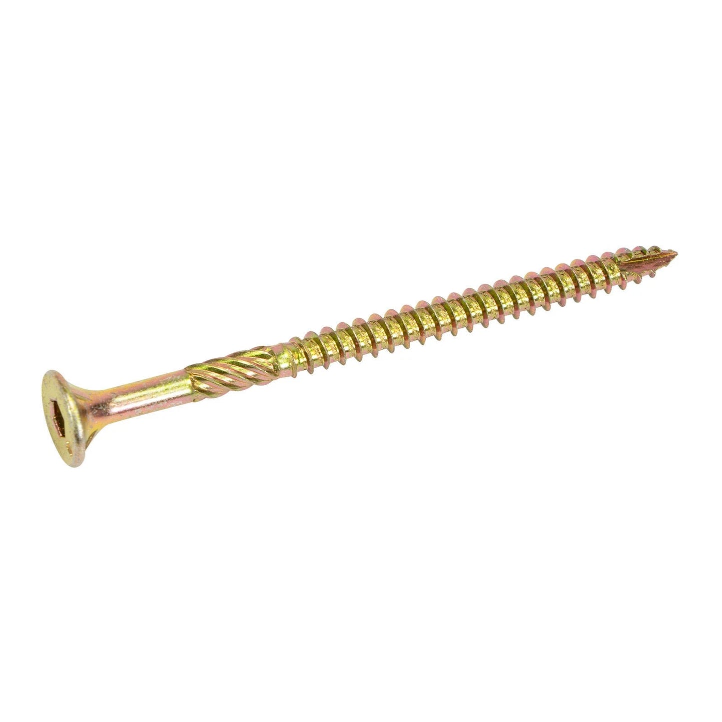 Titan 14g x 100mm Zinc Gold Bugle Batten Screw - 25 Pack, Corrosion Resistant