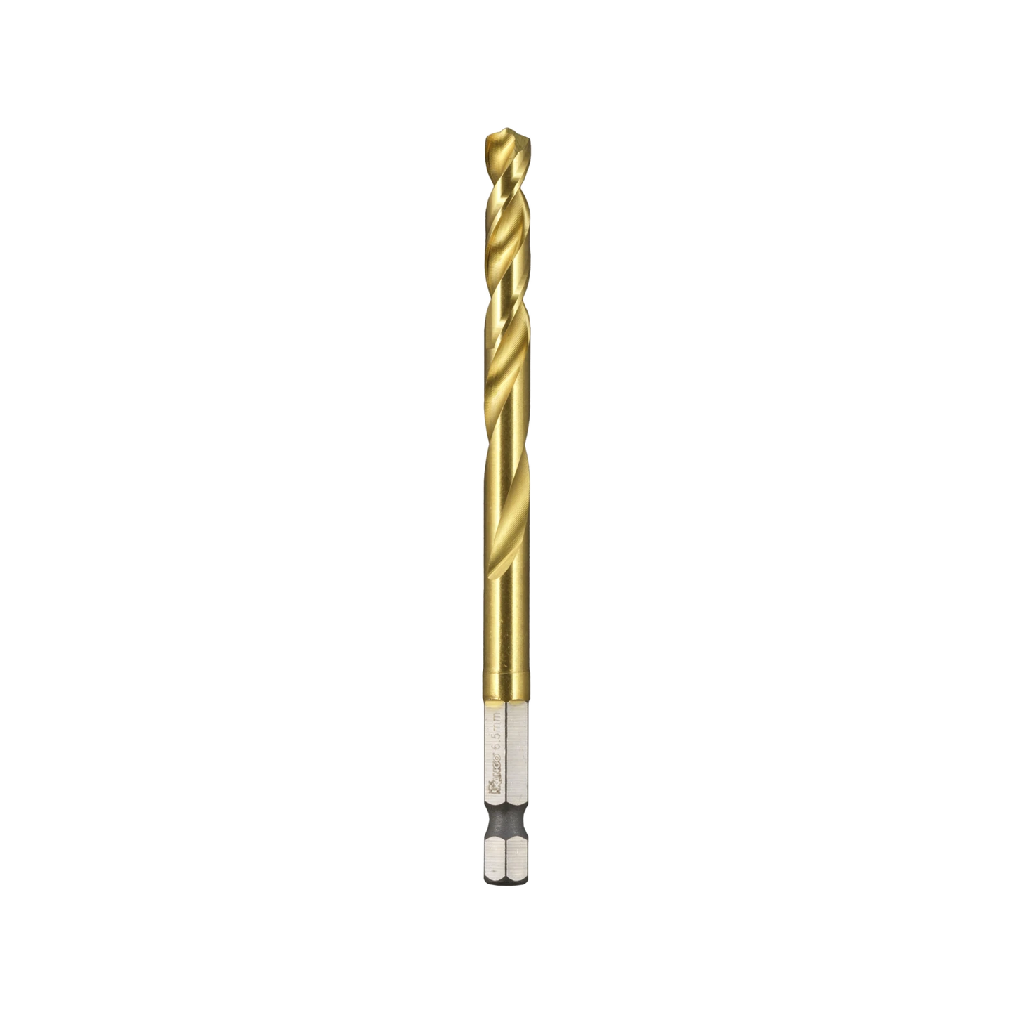 Kango 6.5mm Hypertorque Impact HSS Drill Bit, Titanium Coated, ¼” Hex Shank
