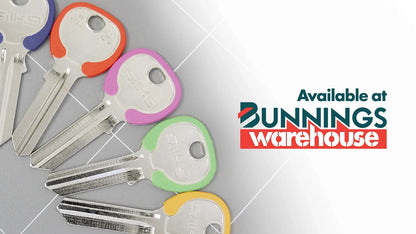 EHI Blue LW4 Silky Specialty Key - Color-Coded, Nickel Plated, Key Cutting Service