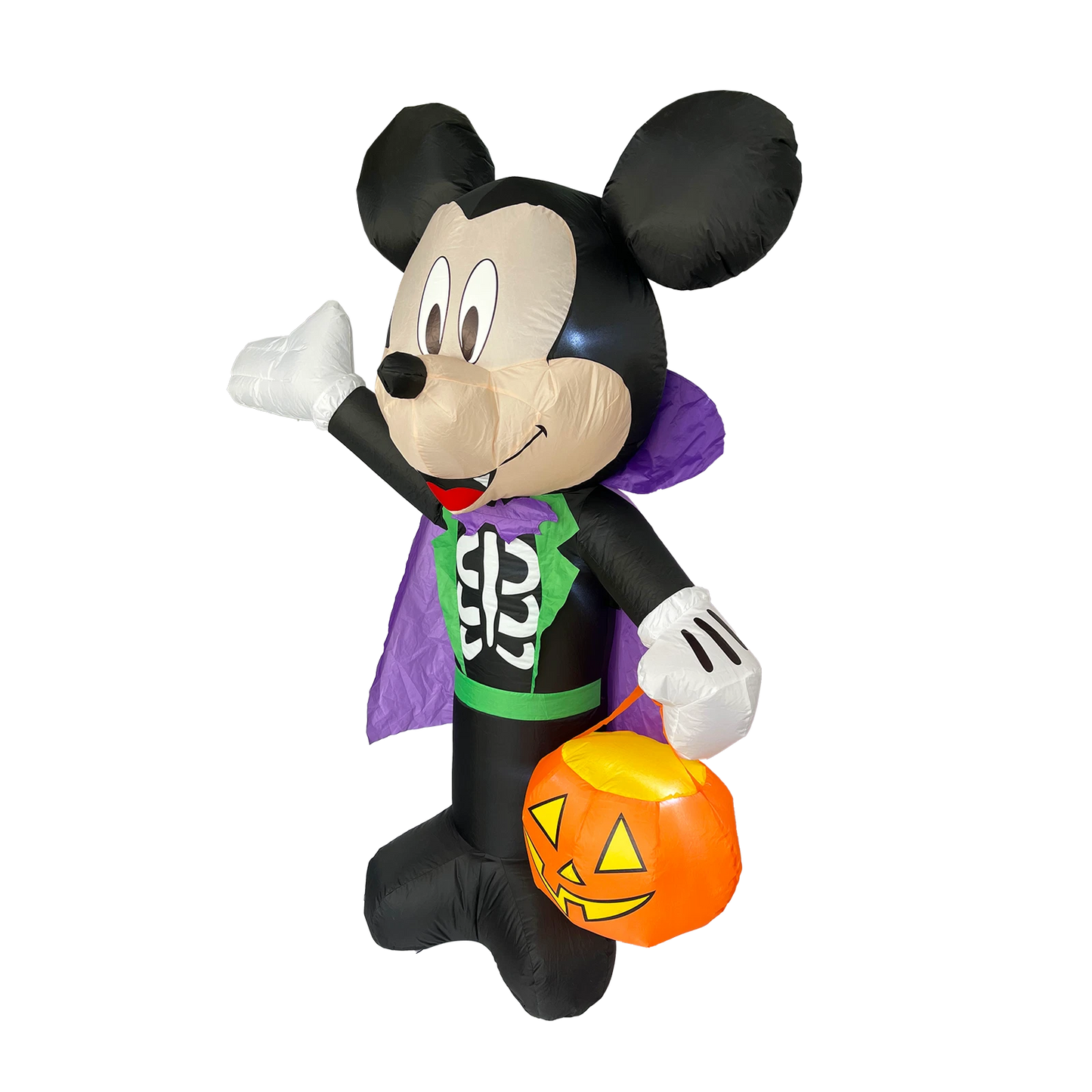 Disney 1.8m Inflatable Halloween Mickey Vampire with LED Lights for Indoor/Outdoor Use