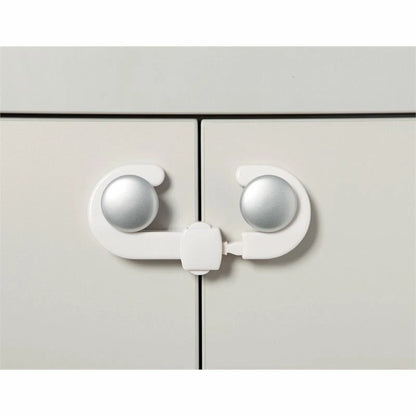 Dreambaby Secure-A-Lock Child Safety Cabinet Lock, Tool-Free, Adjustable, White