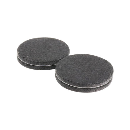 Surface Gard Black Round Felt Pads 48mm - 4 Pack, Noise Reduction, Surface Protection