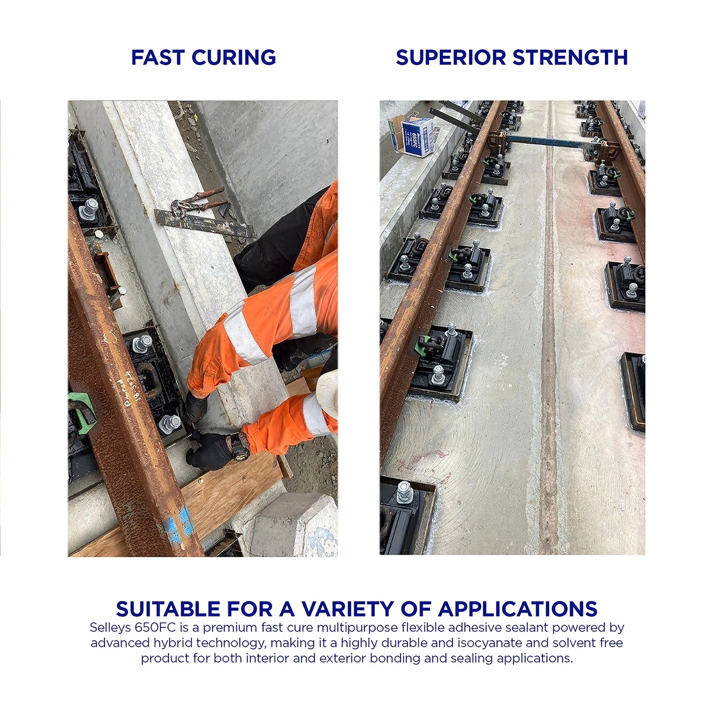 Selleys 300g Black Adhesive Sealant - UV Resistant, Fast Curing, Flexible, Solvent-Free