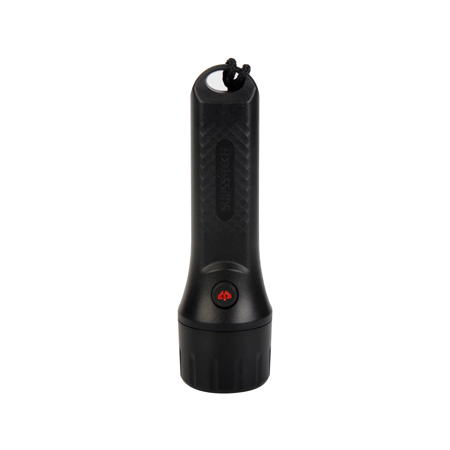 SWISS+TECH Waterproof LED Flashlight, 200lm, IPX7, 150m Beam, Multi-Mode, Includes Batteries
