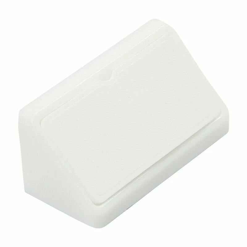 Hafele Corner Bracket 21x44mm, 12 Pack, Easy Install, Durable Plastic, White