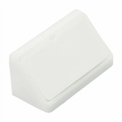 Hafele Corner Bracket 21x44mm, 12 Pack, Easy Install, Durable Plastic, White