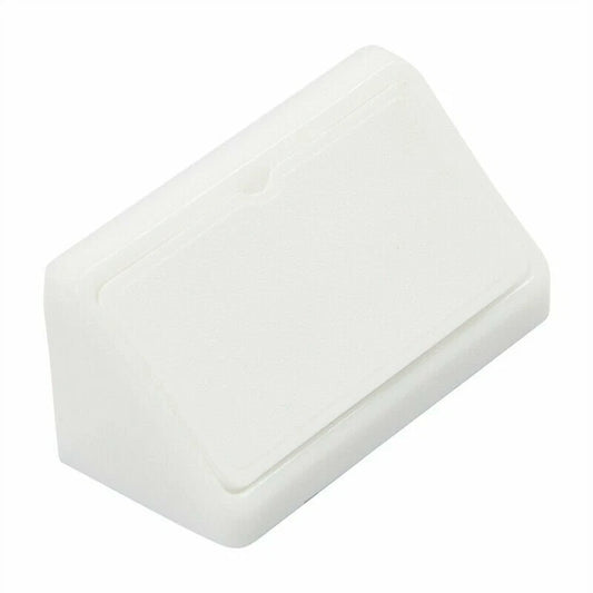 Hafele Corner Bracket 21x44mm, 12 Pack, Easy Install, Durable Plastic, White