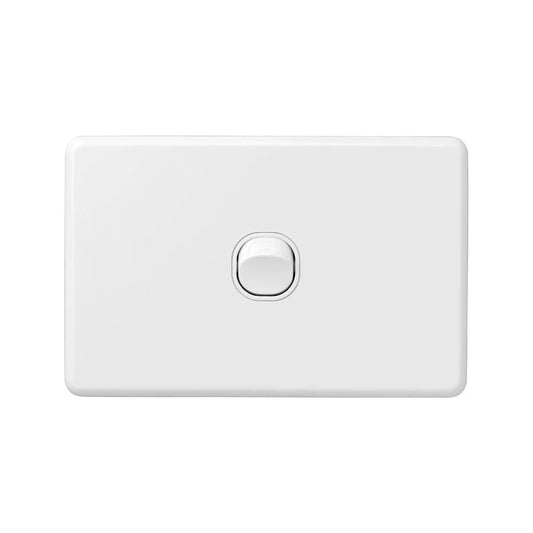 Deta One Gang Light Switch - 2-Way Switching, Loop Terminal, Classic Design