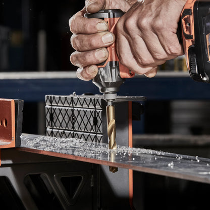 Kango Hypertorque™ 6mm Impact HSS Drill Bit, 135° Split Point, Four-Cut Design, Titanium Coating