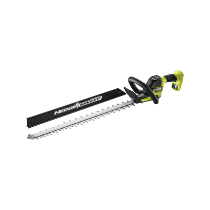 Ryobi One+ 18V Brushless Cordless Hedge Trimmer 55cm, Dual Action Blades, Anti-Jam Tech