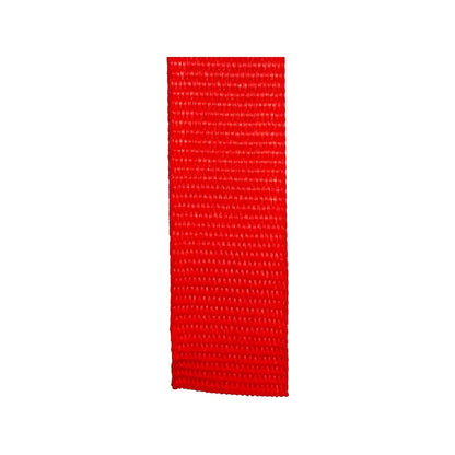 Grunt Red 25mm x 10m Poly Webbing - 680kg Strength, Durable Polyester