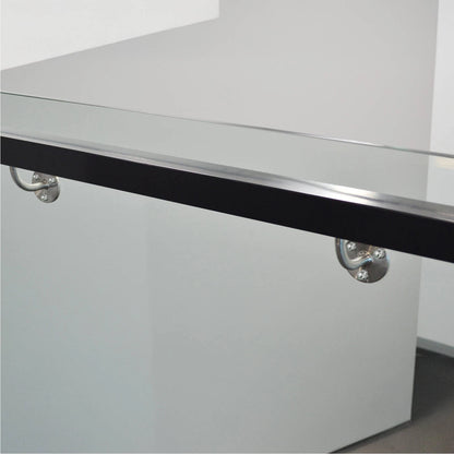 Carinya Stainless Steel Curved Handrail Bracket, Corrosion Resistant, Easy Install