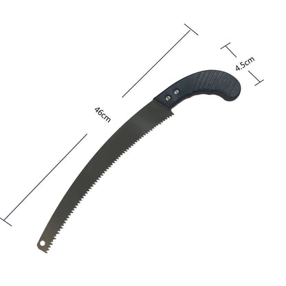 Saxon Pruning Saw 325mm Carbon Steel Blade, Ergonomic Handle, Offset Teeth Design