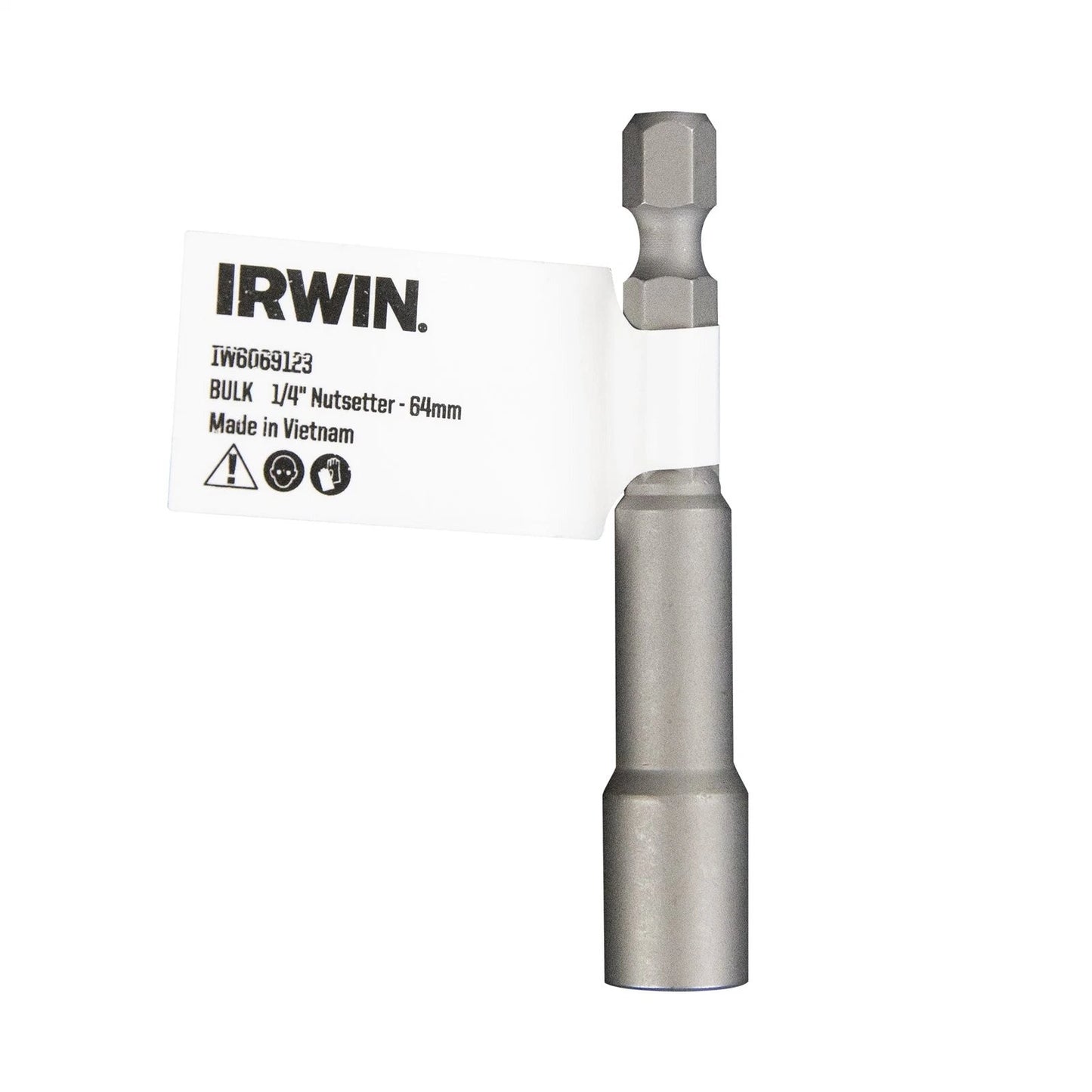 IRWIN 64mm 1/4" Nutsetter - Side-Drive Design, Durable Fastening Tool