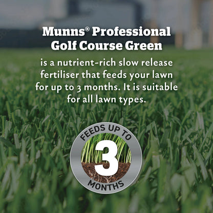 Munns 2.4L Golf Course Green Lawn Fertiliser Hose-On, Slow Release, All Lawn Types