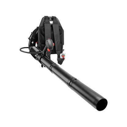 Full Boar 41.5cc Petrol Backpack Blower, 325 km/h Air Speed, 530 CFM, Padded Harness