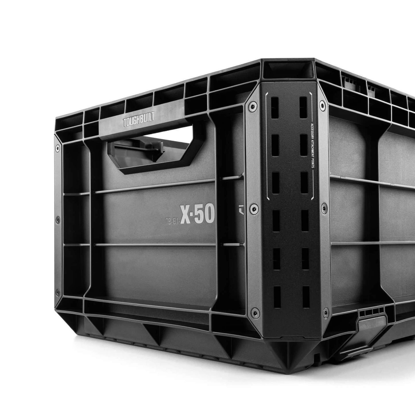 ToughBuilt StackTech Tool Crate - Durable, Stackable, Large Capacity, Customizable Storage