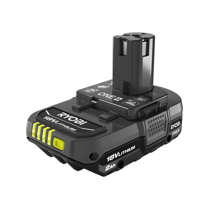 RYOBI 18V ONE+ Palm Sander Kit, Compact Design, 2.0Ah Battery, Dust Management