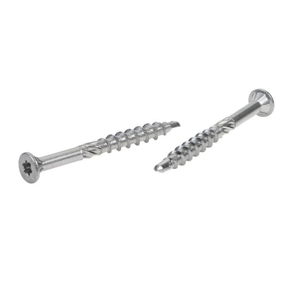 Zenith Easy-Fix SS304 Decking Screws T20 10G x 50mm, Corrosion-Resistant, 50 Pack